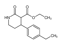 3-Piperidinecarboxylic acid, 4-(4-ethylphenyl)-2-oxo-, ethyl ester_67765-36-0