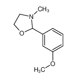 2-(3-methoxyphenyl)-3-methyl-1,3-oxazolidine_67770-80-3