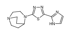 4-[5-(2-imidazolyl)-1,3,4-thiadiazol-2-yl]-1,4-diazabicyclo[3.2.2]nonane_677724-19-5