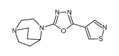 4-[5-(4-isothiazolyl)-1,3,4-oxadiazol-2-yl]-1,4-diazabicyclo[3.2.2]nonane_677724-85-5