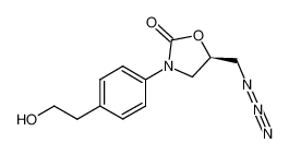 (R)-5-(azidomethyl)-3-(4-(2-hydroxyethyl)phenyl)oxazolidin-2-one_677728-38-0