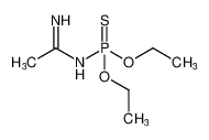Phosphoramidothioic acid, (1-iminoethyl)-, O,O-diethyl ester_67777-11-1