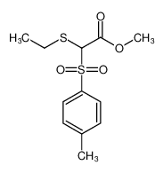 Acetic acid, (ethylthio)[(4-methylphenyl)sulfonyl]-, methyl ester_67777-54-2