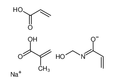sodium,N-(hydroxymethyl)prop-2-enamide,2-methylprop-2-enoate,prop-2-enoic acid_67785-39-1