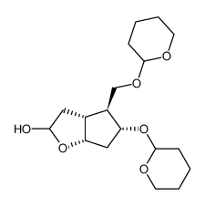 (1S,3RS,5R,6S,7R)-7-(tetrahydropyran-2-yl)oxy-6-(tetrahydropyran-2-yl)oxymethyl-2-oxabicyclo(3.3.0)octan-3-ol_67788-46-9