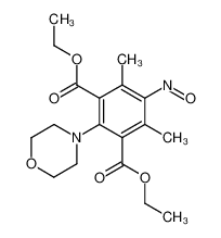 4,6-dimethyl-2-morpholin-4-yl-5-nitroso-isophthalic acid diethyl ester_67793-08-2