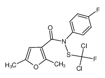 N-((dichlorofluoromethyl)thio)-N-(4-fluorophenyl)-2,5-dimethylfuran-3-carboxamide_67794-64-3
