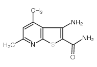 3-Amino-4,6-dimethyl-thieno[2,3-b]pyridine-2-carboxylic acid amide_67795-42-0