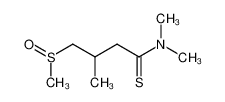 4-Methanesulfinyl-3,N,N-trimethyl-thiobutyramide_67797-35-7