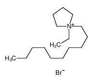1-decyl-1-ethylpyrrolidin-1-ium,bromide_67805-74-7