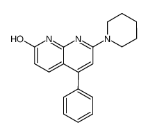 5-Phenyl-7-piperidin-1-yl-[1,8]naphthyridin-2-ol_678160-38-8