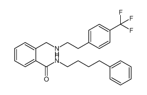 N-(4-phenylbutyl)-2-(((4-(trifluoromethyl)phenethyl)amino)methyl)benzamide_678174-15-7