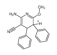 6-Amino-5-cyano-3-deutero-3,4-diphenyl-2-methoxy-3,4-dihydropyridin_67818-05-7