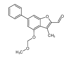 4-Methoxymethoxy-3-methyl-6-phenyl-benzofuran-2-carbaldehyde_678184-10-6