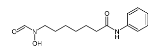 Heptanamide, 7-(formylhydroxyamino)-N-phenyl-_678193-82-3