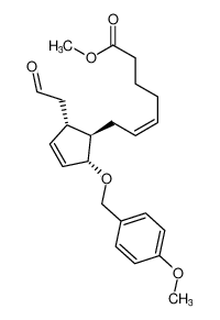 rel-methyl (Z)-7-((1R,2R,5S)-2-((4-methoxybenzyl)oxy)-5-(2-oxoethyl)cyclopent-3-en-1-yl)hept-5-enoate_678194-90-6