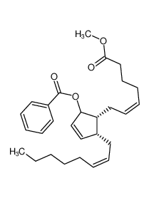 (4R,5R)-5-((Z)-7-methoxy-7-oxohept-2-en-1-yl)-4-((Z)-oct-2-en-1-yl)cyclopent-2-en-1-yl benzoate_678194-99-5
