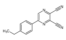 2,3-Pyrazinedicarbonitrile, 5-(4-ethylphenyl)-_67823-07-8