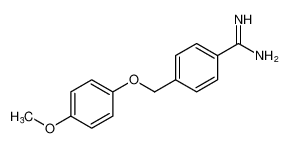 Benzenecarboximidamide, 4-[(4-methoxyphenoxy)methyl]-_67833-71-0