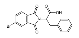 2-(5-Bromo-1,3-dioxo-1,3-dihydro-isoindol-2-yl)-3-phenyl-propionic acid_67835-27-2