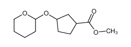 methyl 3-tetrahydropyranyloxycyclopentane carboxylate_67838-07-7