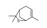 4,7,7-trimethyl-6-thiabicyclo[3.2.1]oct-3-ene_6784-08-3