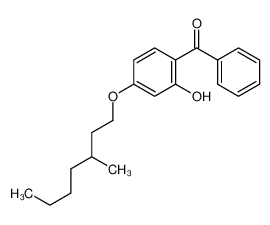 [2-hydroxy-4-(3-methylheptoxy)phenyl]-phenylmethanone_67845-97-0