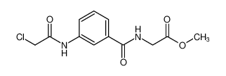Glycine, N-[3-[(chloroacetyl)amino]benzoyl]-, methyl ester_67852-70-4