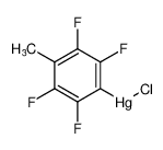 Mercury, chloro(2,3,5,6-tetrafluoro-4-methylphenyl)-_67863-42-7