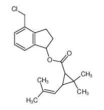 4-Chlormethyl-1-indanyl-chrysanthemat_67864-60-2
