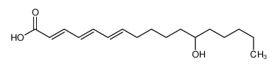 12-hydroxyheptadeca-2,4,6-trienoic acid_67870-51-3