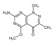 7-amino-5-methoxy-1,3-dimethyl-1H-pyrimido[4,5-c]pyridazin-4-one_67873-66-9