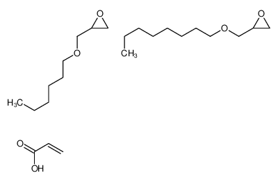 2-(hexoxymethyl)oxirane,2-(octoxymethyl)oxirane,prop-2-enoic acid_67874-32-2