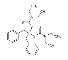 dibenzylstannanediyl bis(diethylcarbamodithioate)_67887-45-0