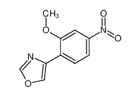 4-(2-Methoxy-4-nitro-phenyl)-oxazole_678970-29-1
