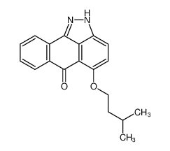 Anthra[1,9-cd]pyrazol-6(2H)-one, 5-(3-methylbutoxy)-_678971-09-0