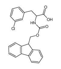 3-(3-chlorophenyl)-2-(9H-fluoren-9-ylmethoxycarbonylamino)propanoic acid_678991-65-6