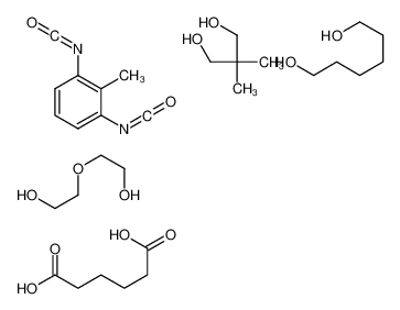 1,3-diisocyanato-2-methylbenzene,2,2-dimethylpropane-1,3-diol,hexanedioic acid,hexane-1,6-diol,2-(2-hydroxyethoxy)ethanol_67905-71-9