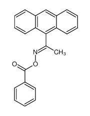 1-(anthracen-9-yl)ethan-1-one O-benzoyl oxime_67907-66-8