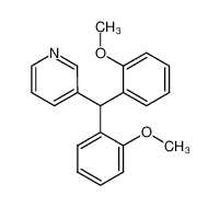 3-(2,2'-dimethoxy-benzhydryl)-pyridine_67916-74-9