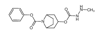 8-Phenoxycarbonyl-3α-(2'-methylhydrazinocarbonyloxy)-nortropan_67916-92-1