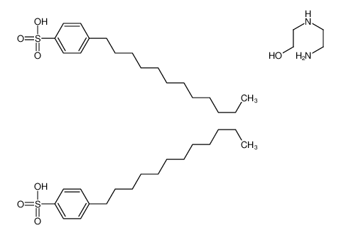2-(2-aminoethylamino)ethanol,4-dodecylbenzenesulfonic acid_67924-20-3