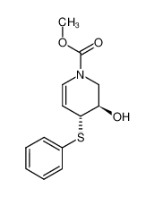 (3R,4R)-3-Hydroxy-4-phenylsulfanyl-3,4-dihydro-2H-pyridine-1-carboxylic acid methyl ester_67928-61-4