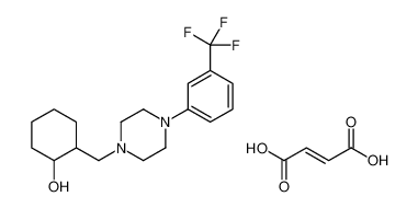 (E)-but-2-enedioic acid,2-[[4-[3-(trifluoromethyl)phenyl]piperazin-1-yl]methyl]cyclohexan-1-ol_67931-93-5