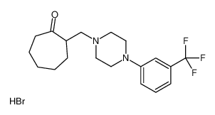 2-[[4-[3-(trifluoromethyl)phenyl]piperazin-1-yl]methyl]cycloheptan-1-one,hydrobromide_67931-95-7