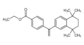 ethyl 4-(1-(5,5,8,8-tetramethyl-5,6,7,8-tetrahydronaphthalen-2-yl)vinyl)benzoate_679390-70-6