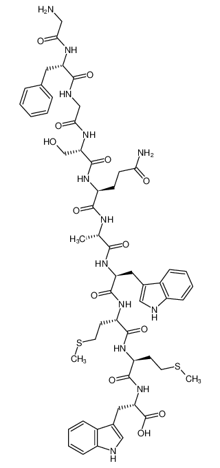 L-Tryptophan,glycyl-L-phenylalanylglycyl-L-seryl-L-glutaminyl-L-alanyl-L-tryptophyl-L-methionyl-L-methionyl-_679392-70-2