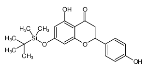 7-((tert-butyldimethylsilyl)oxy)-5-hydroxy-2-(4-hydroxyphenyl)chroman-4-one_679398-75-5