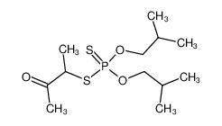 dithiophosphoric acid O,O'-diisobutyl ester S-(1-methyl-2-oxo-propyl) ester_6794-16-7