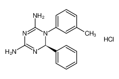 (S)-6-phenyl-1-(m-tolyl)-1,6-dihydro-1,3,5-triazine-2,4-diamine hydrochloride_679411-31-5